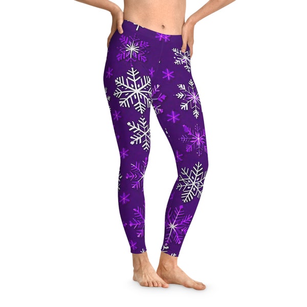 Purple Leggings - Etsy