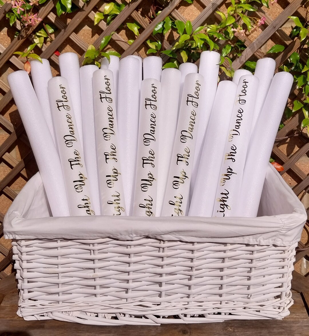 Personalised Foam Glow Sticks / Light up the Dancefloor / Dancing Props