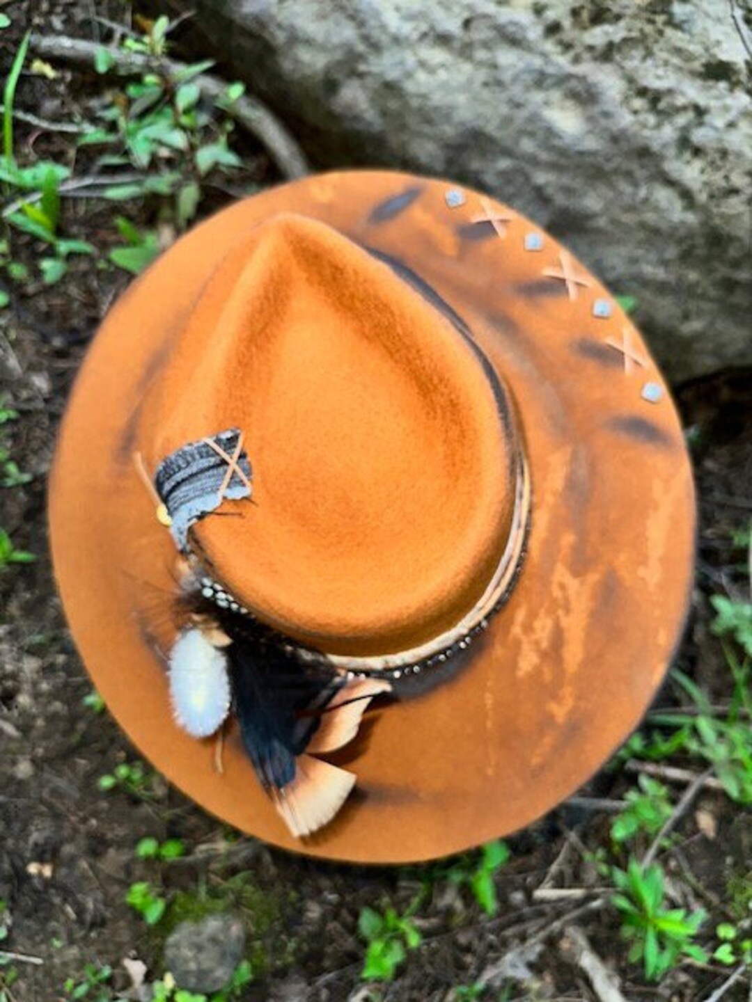 Women's Western Felt Hat Etsy