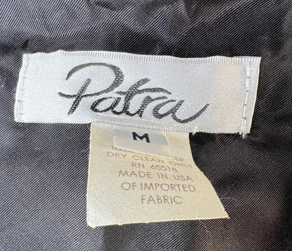 Soft Polyester Black Open Draping Collared Short … - image 7