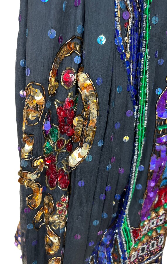 Together Silk Heavily Embellished Cardigan Sequin… - image 5