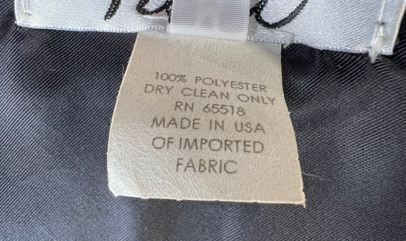 Soft Polyester Black Open Draping Collared Short … - image 8