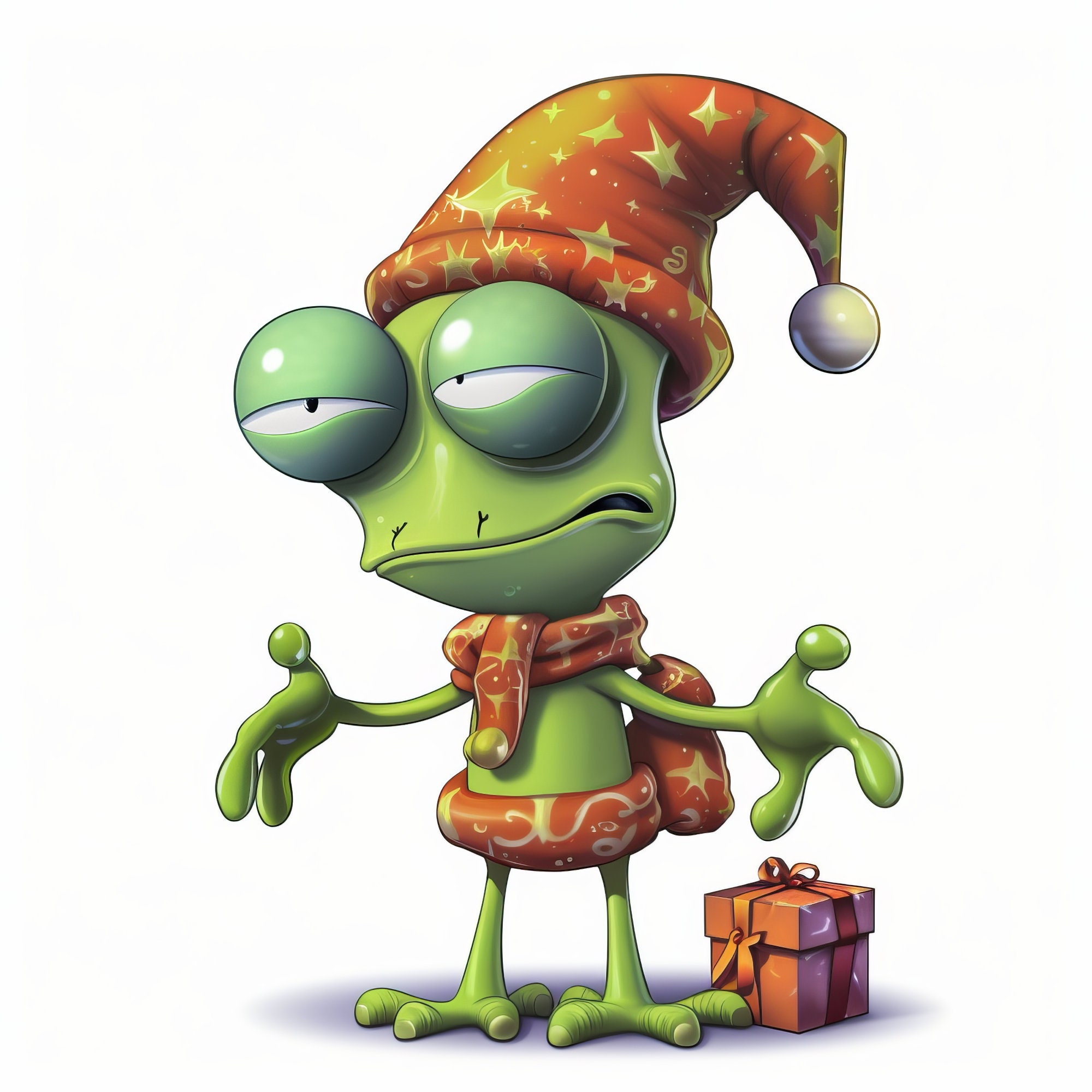 Alien Christmas HD PNG Art Bundle | Original Arts Collection ...