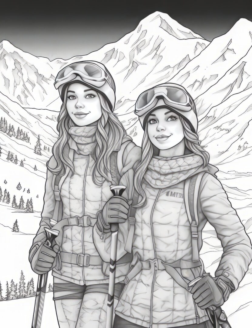 Lesbian Pride Premium Coloring Page Printable Adult Fantasy Art ...
