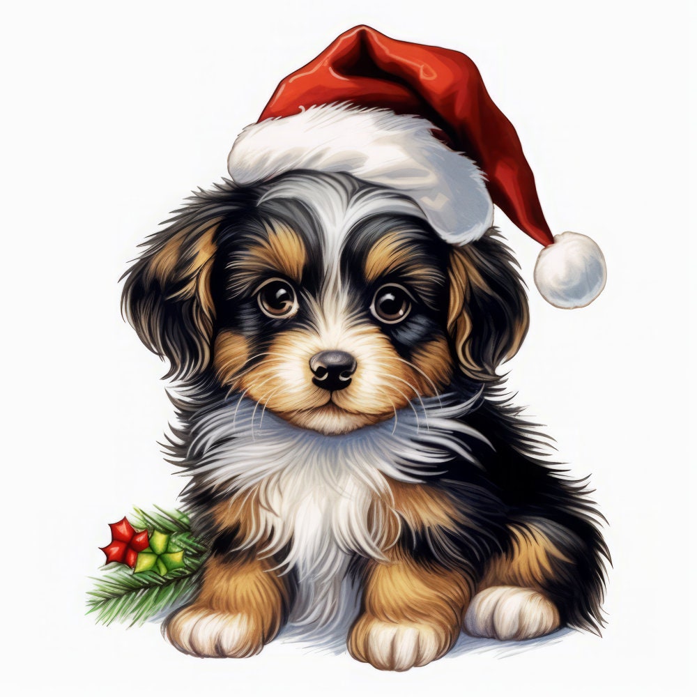 Unleash the Holiday Spirit With 150 Christmas Dogs PNG Bundle 
