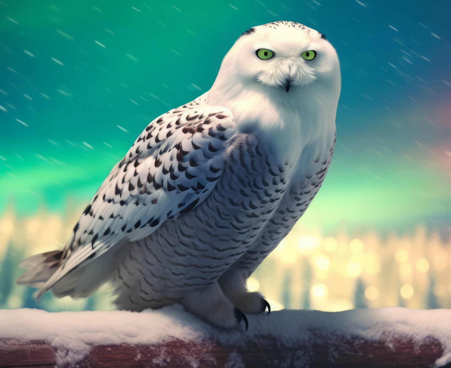 Alaskan Wildlife Snowy Owls | Sublimation Coffee Mug Designs | 21 Sets x 4 Images Design Set Bundle 