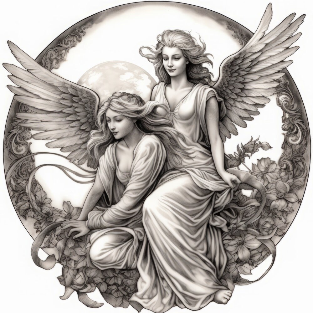 200 Original Colorful Heavenly Angels Clip Art Designs HD PNG Image ...