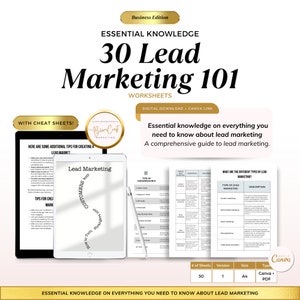 30 Lead Marketing Workbook: A Comprehensive Guide to Generating and Nurturing High-Quality Leads for Your Business