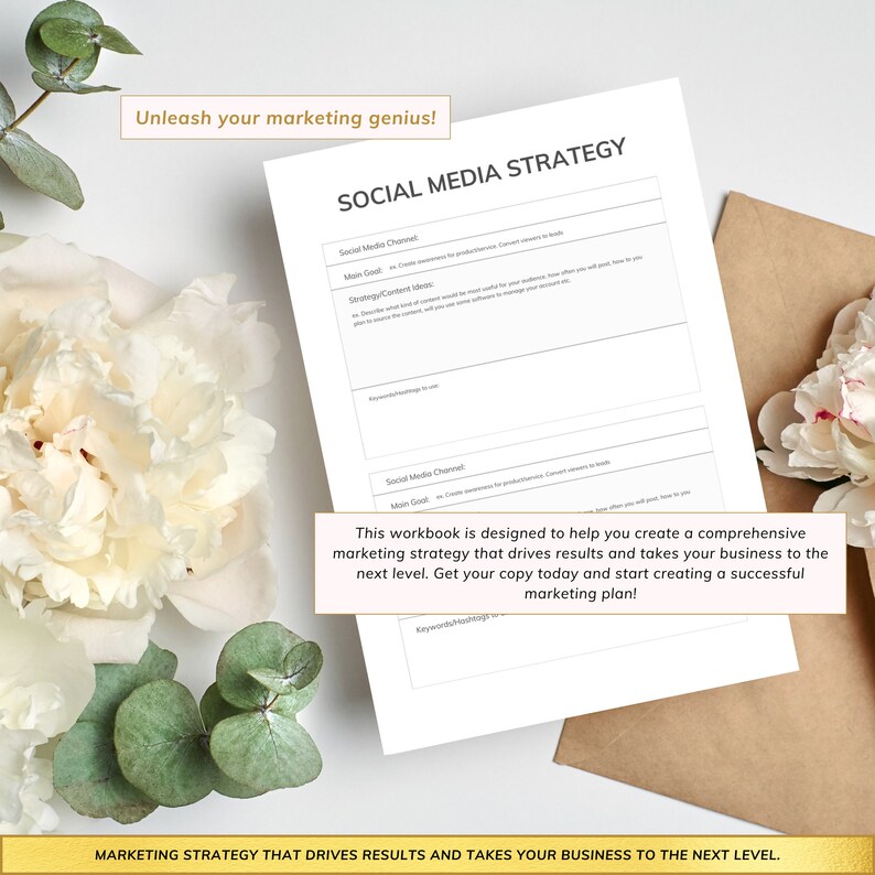 55-page Marketing Strategy Workbook Canva Template - Comprehensive ...