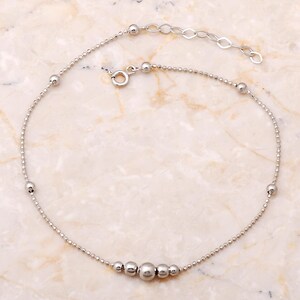 Goma para el cabello hecha a mano, chapada en oro y rodio: plata de ley 925 con extensión ajustable, 21,5 cm imagen 2