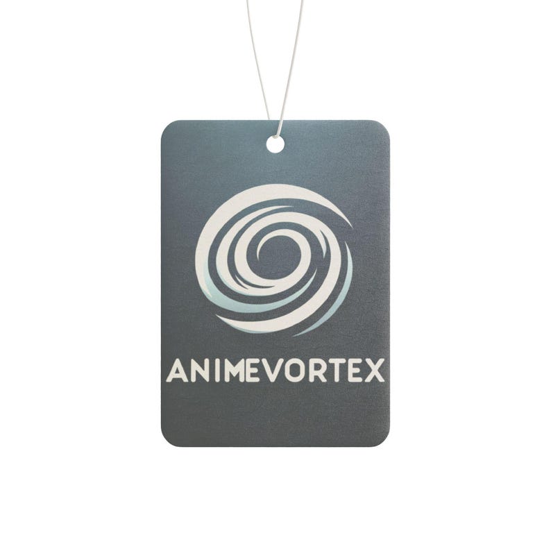 Odświeżacz powietrza do samochodu Anime Vortex Swirl | Minimalistyczny emblemat zapachowy (nowy samochód, sosna, czarny lód) zdjęcie 3