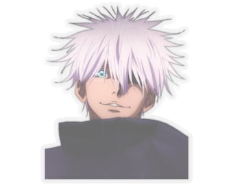 Naklejka Gojo, naklejka z anime, naklejka Jujutsu Kaisen, naklejka na laptopa, naklejka na butelkę z wodą, naklejka na telefon