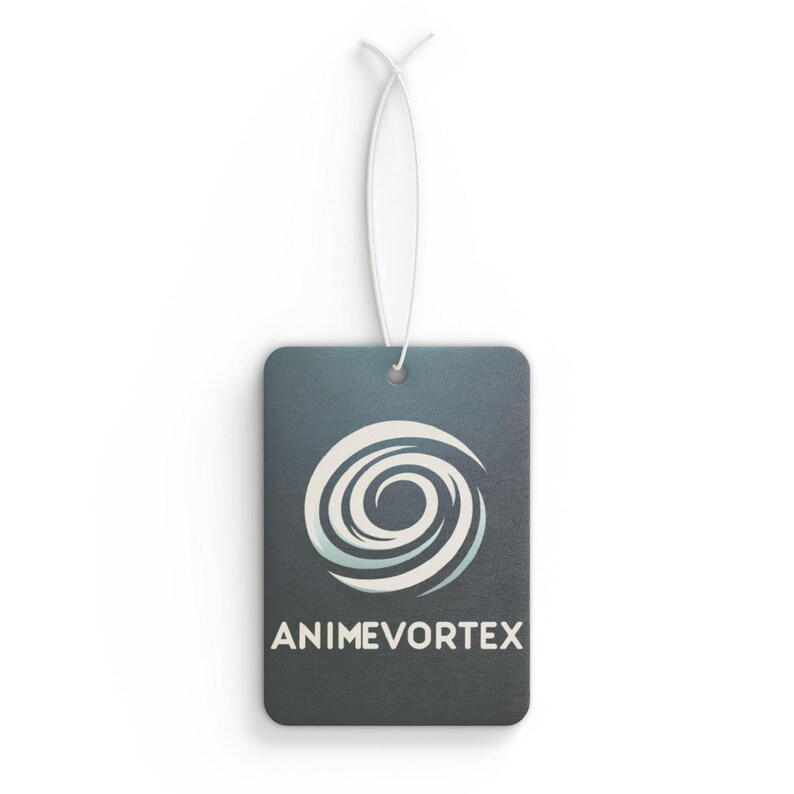 Odświeżacz powietrza do samochodu Anime Vortex Swirl | Minimalistyczny emblemat zapachowy (nowy samochód, sosna, czarny lód) zdjęcie 2