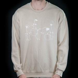 LAST ONE! Pikmin Crewneck Sweatshirt - Unisex Heavyweight  Long Sleeve