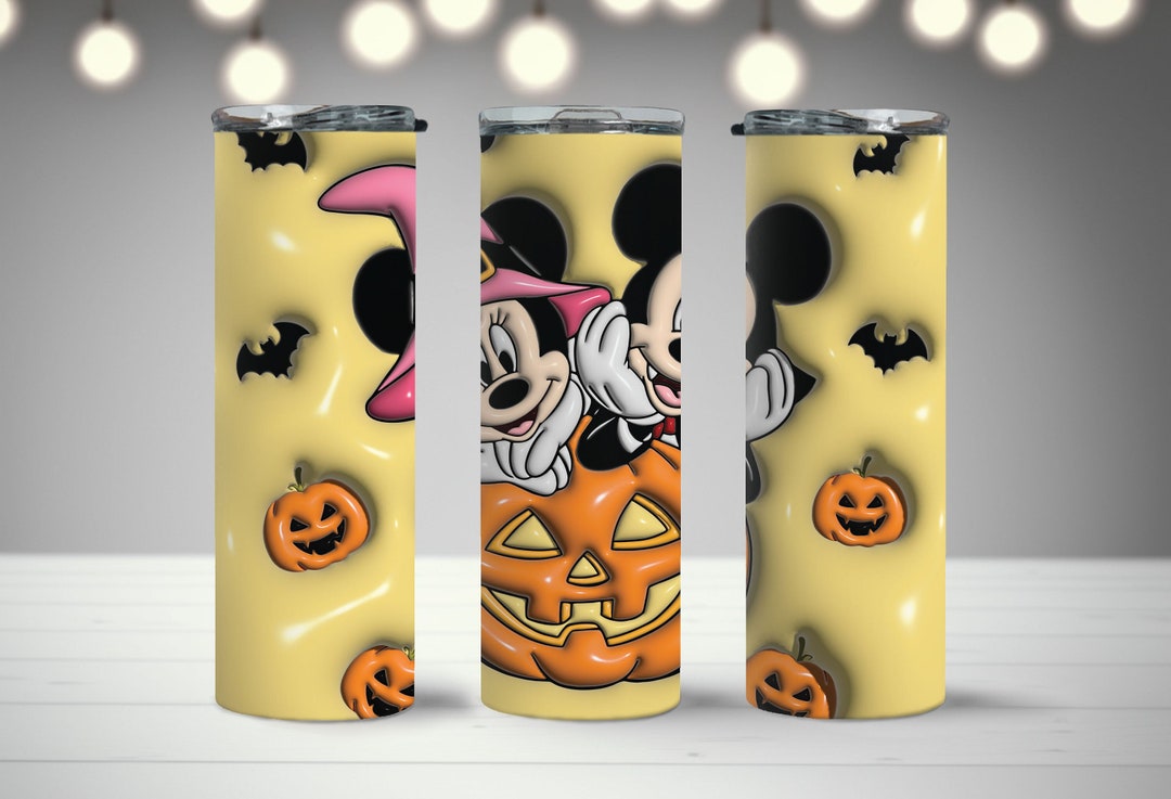Halloween Mickey and Minnie Tumbler 20 Oz Tumbler 3D Etsy