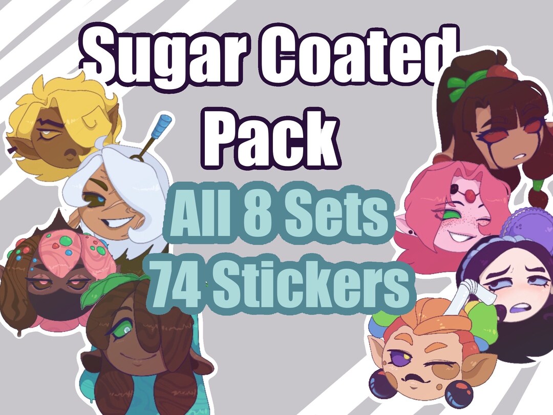 Sugar Rune Stickers Sugar Coated Sticker Pack - Etsy