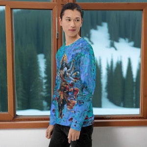 Kali Psychedelic Hindu Unisex Sweatshirt - Om Gam Ganapataye Namaha