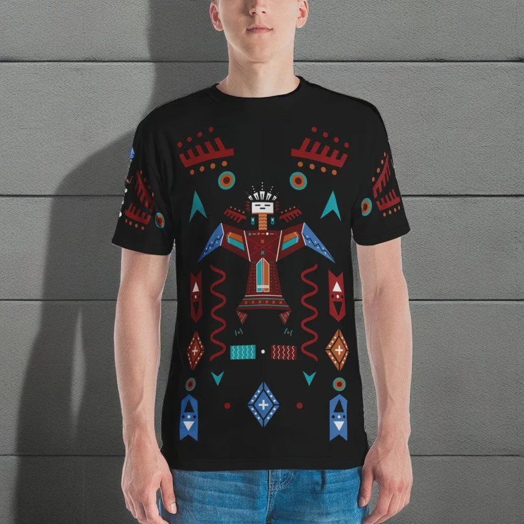 Navajo Pattern T-shirt | Southwest Native Design Unisex Tee - Etsy