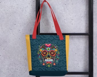 Dia de los Muertos Tote Bag - Carry Mexican Folklore Everywhere!