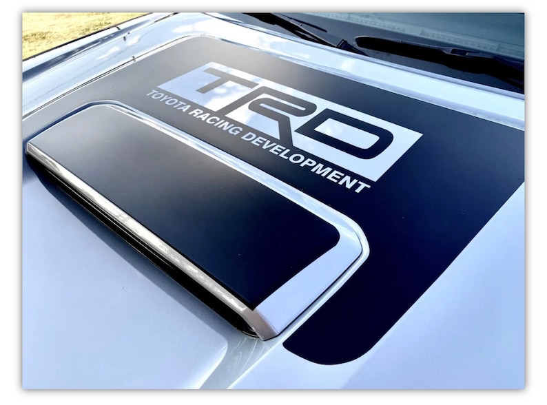 Toyota 3rd Gen Anti Glare 3M Hood Scoop TRD Decal Graphic Etsy