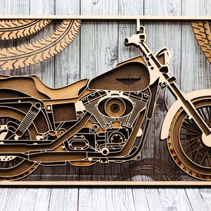 Custom motorcycle wood sign, harley Christmas gift, bar sign for man cave, personalized gifts for him, motorcycle gifts for him,  biker gift