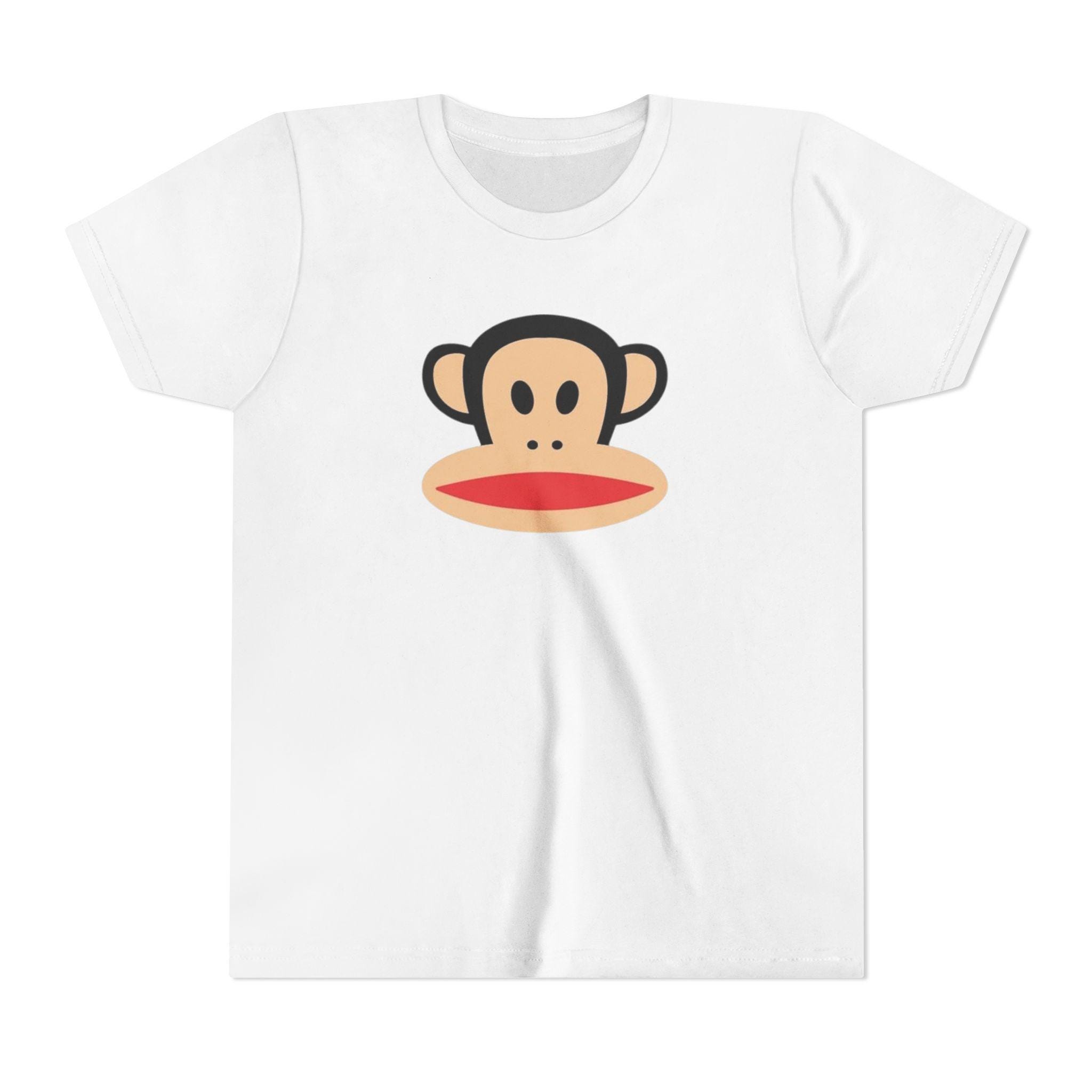 【SATIIIZ】Monkey Pigment Short-Sleeved T-Shirt Y2k Monkey Tee - Etsy