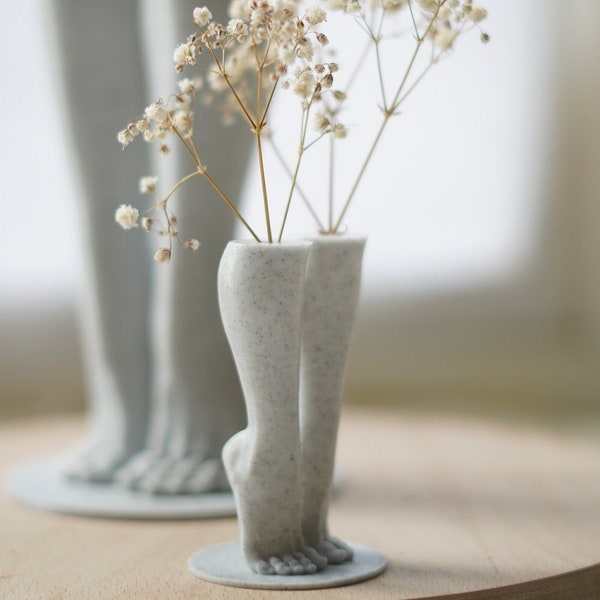 Limited Edition - Graceful Leg Vase: A Dance of Elegance, A Gift for Her Delight