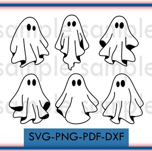 Halloween ghost instant download, ghost vector, SVG, DXF, PNG, Halloween decor