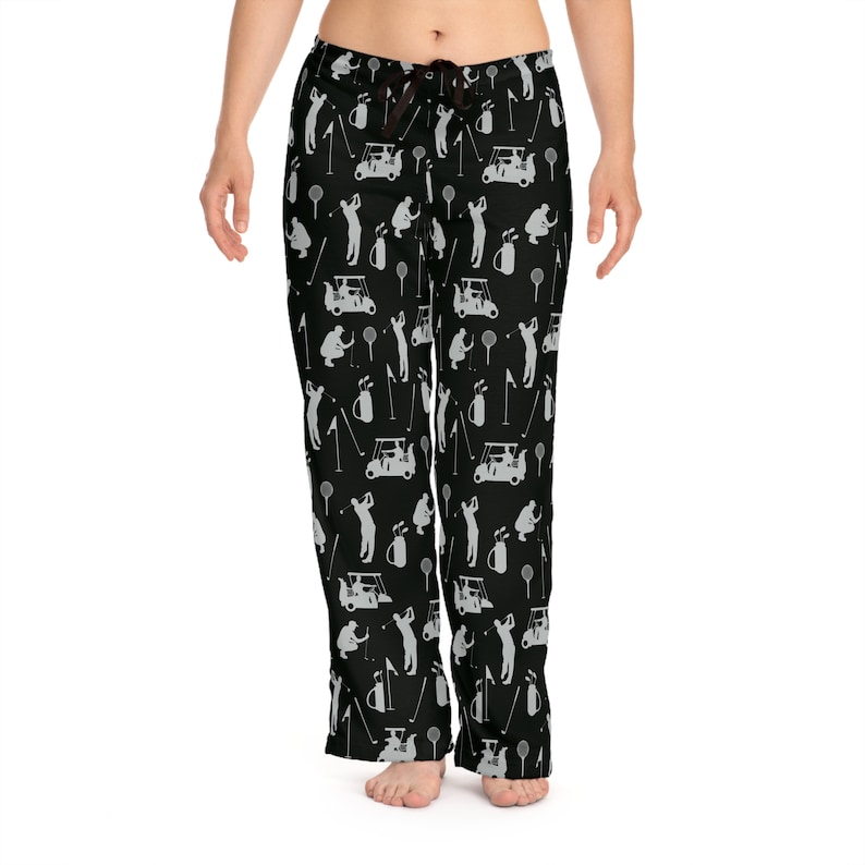 Women Golf Print Pajama Pants for Women Golf Theme Pajamas Women's