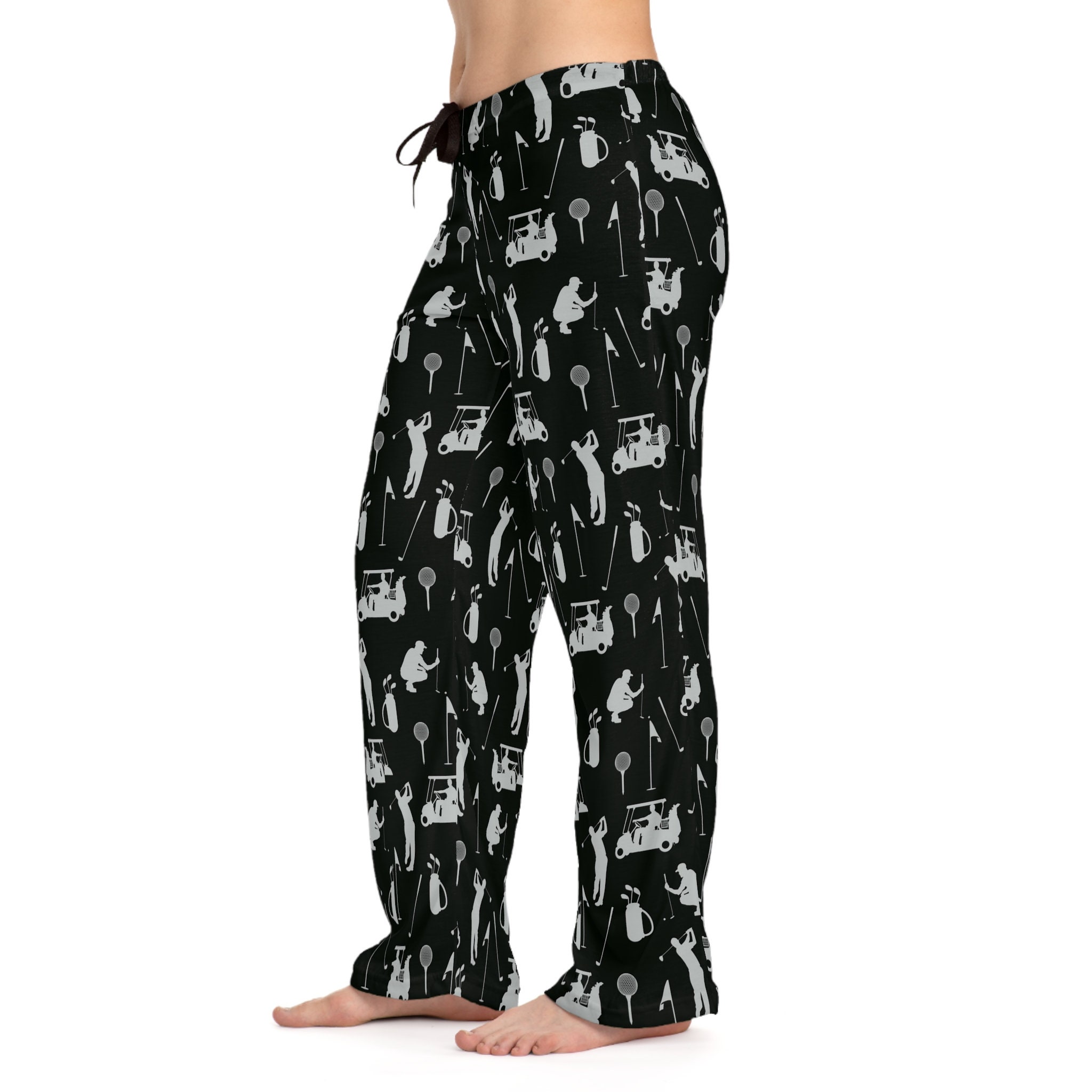 Women Golf Print Pajama Pants for Women Golf Theme Pajamas Women's ...