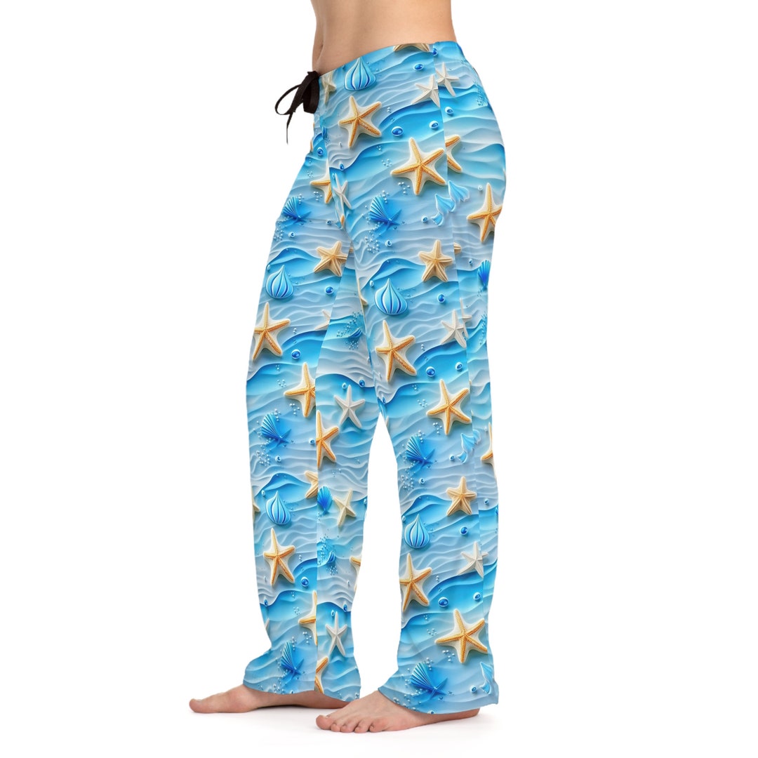 HUE Womens Summer Vacation Pajama Separates, Soft, Whimsical Print Pjs