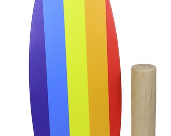 Balance Board (Rainbow), Grimm's - Waldorf - Montessori Style