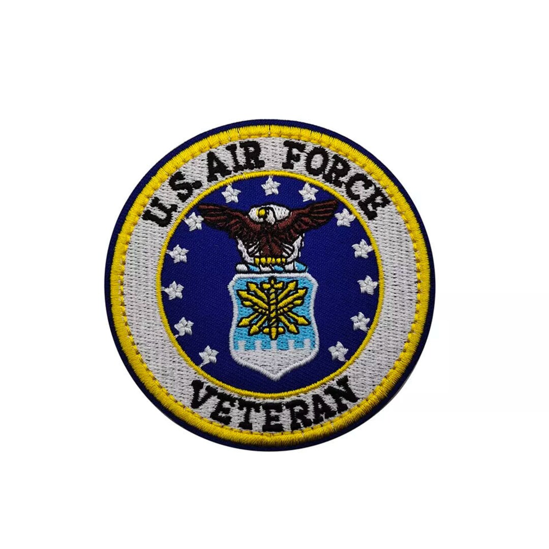 Usaf United States Air Force Veteran Tactical Morale Patch Free Usa ...