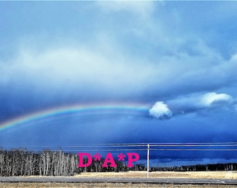 Rainbow from a Cloud Photograph