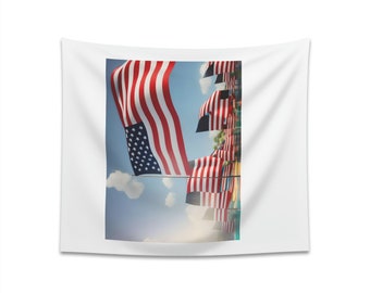 Malachi Barton Poster Tapestry Funny American Flag Are Suitable For College Dormitories Ralph Macchio Merch