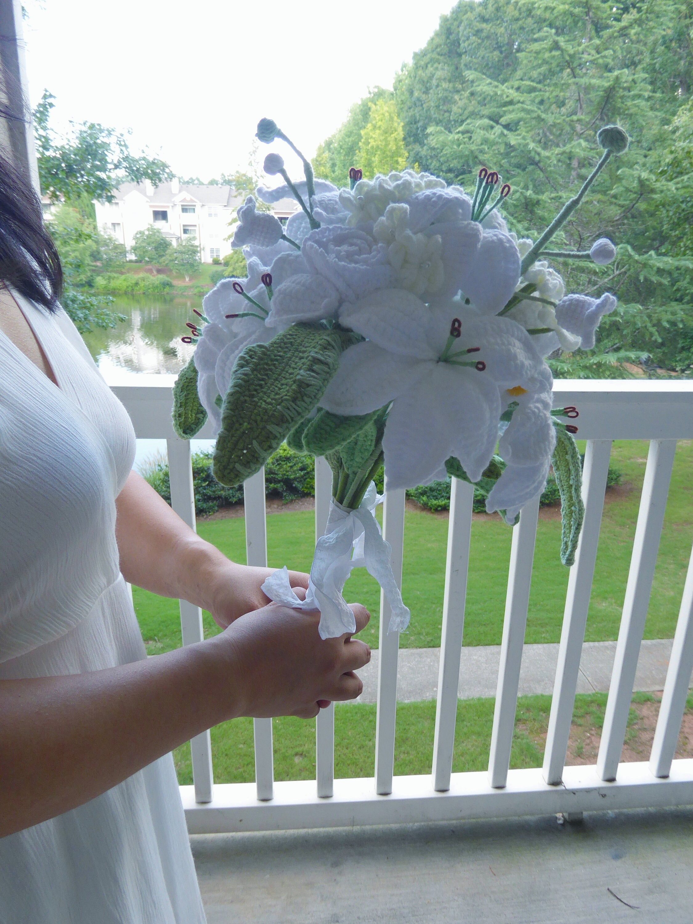 Macrame Wedding Bridal Bouquet Wrap, Boho Wedding Flower Wrap, Bridesmaids  Flower Wraps, , Bohemian Wedding Bouquet Wrap, Bride to Be Gift 