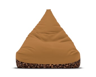 Bean Bag Chair Cover, Coffee Beanbag - Latte, Personalized Beanbag, Adult Beanbag, Funky Furniture, Trendy Furniture, Groovy Beanbag