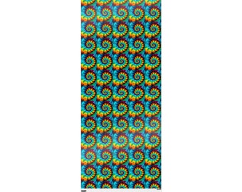 Festive Gift Wrap, Tie Dye #7, Wrapping paper, Christmas Present Paper, 3 Lengths