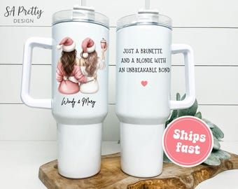 Personalized Friends Tumbler, Partners In Crime, Custom Friendship Travel Mug
