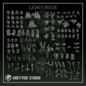 Lion&#39;s Pride Mega Bundle Conversion Kits | Eternal Pilgrims | GreyTide Studio | Thematic upgrade pack!