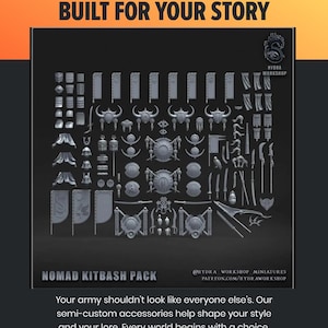Nomad Mongol Decor Pack | Conversion Kits | Hydra Workshop | Thematic upgrade pack!