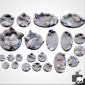 Chaos Bases | Txarli Factory | Thematic Round/Oval Bases for all of your tabletop gaming needs
