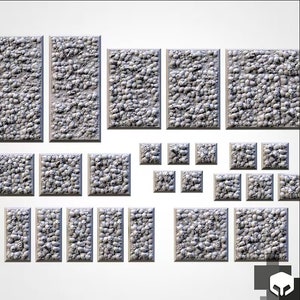 Skull Bases | Txarli Factory | Thematic Square/Rectangle Bases for all of your tabletop gaming needs