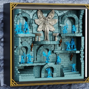 High Castle Diorama for Miniature Display