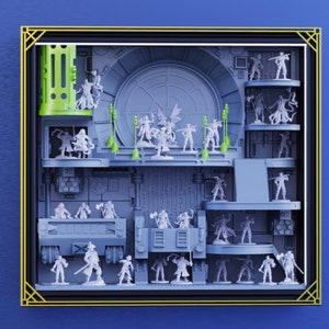 Space Empire Diorama for Miniature Display