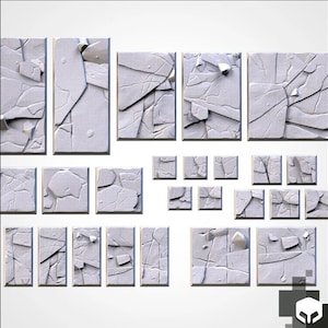 Frozen Bases | Txarli Factory | Thematic Square/Rectangle Bases for all of your tabletop gaming needs