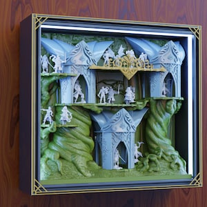 Elvin Sanctuary Diorama for Miniature Display