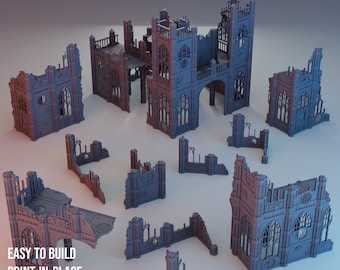 Gothic Sector Templaris Terrain Set #3: 28/32mm Tabletop Wargaming