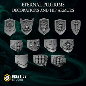 Decorations TERMI Conversion Kits | Eternal Pilgrims | GreyTide Studio | Thematic upgrade pack!