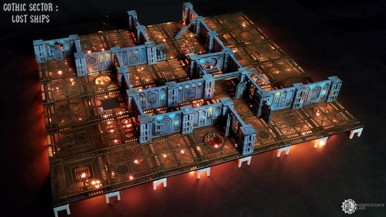 Modular Gothic Navy Terrain: 28mm Sci-Fi Lost Ships image 1